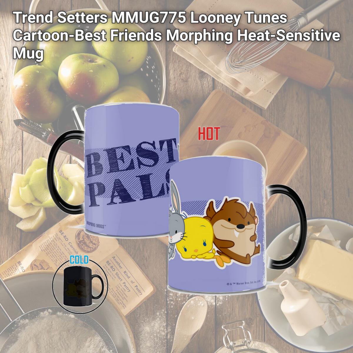 Picture of Trend Setters MMUG775 Looney Tunes Cartoon-Best Friends Morphing Heat-Sensitive Mug