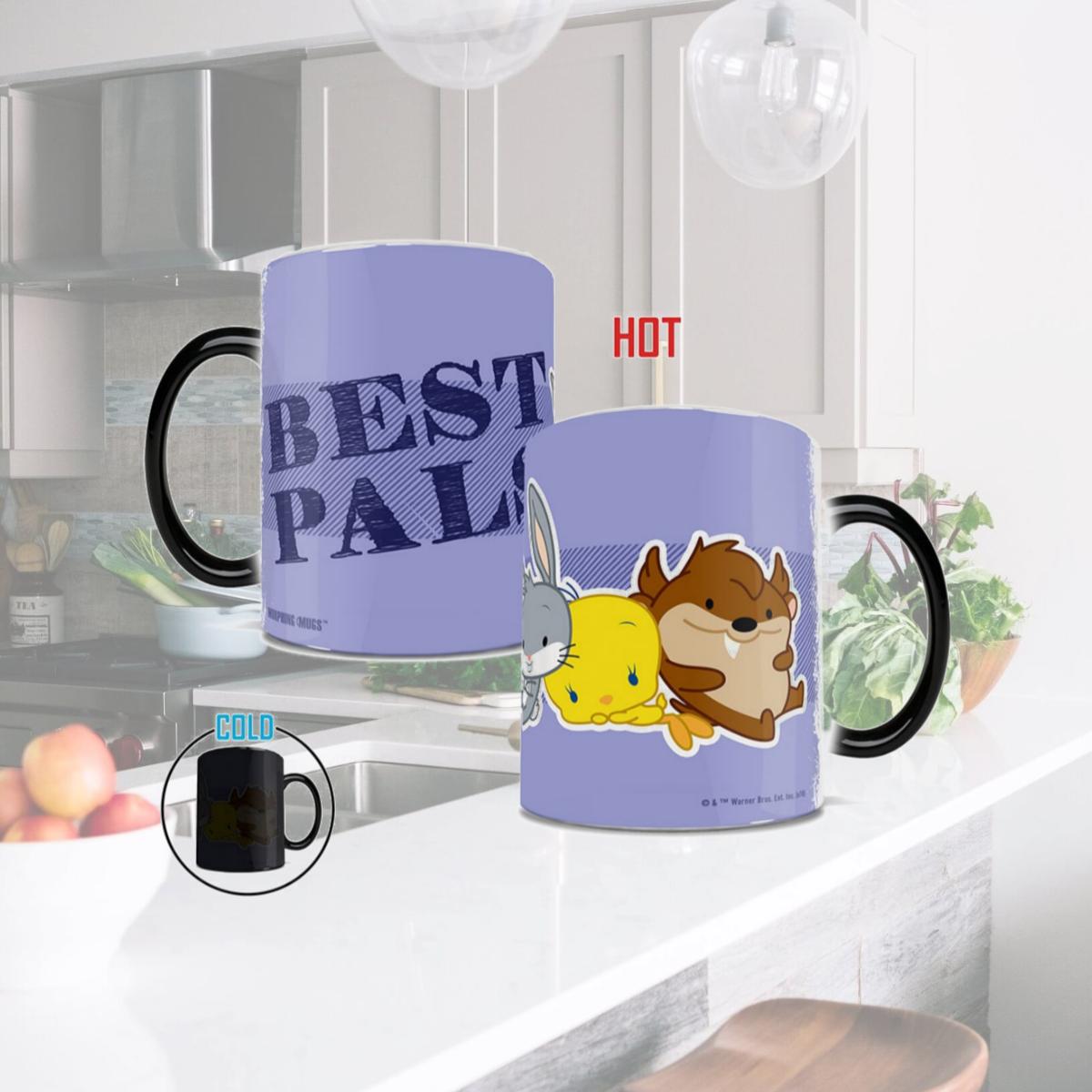 Picture of Trend Setters MMUG775 Looney Tunes Cartoon-Best Friends Morphing Heat-Sensitive Mug