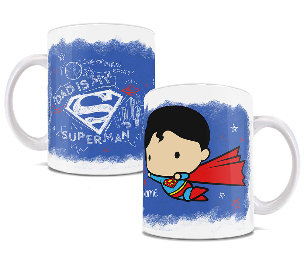 Wmug797 Dc Superman Dad Is My Superman-personalized Ceramic Mug