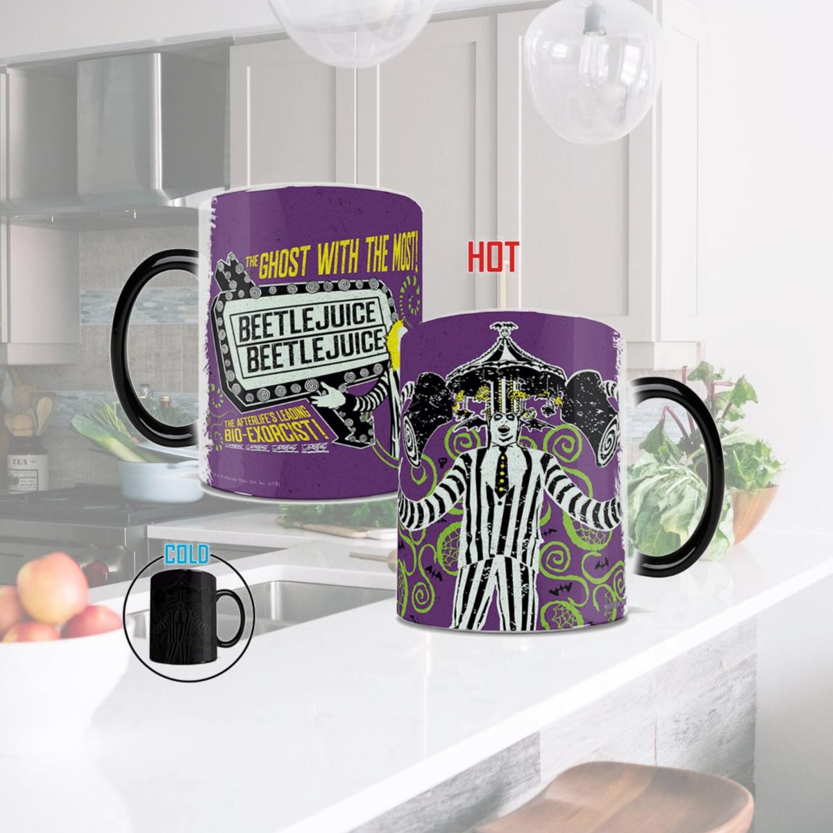 Picture of Trend Setters MMUG781 Beetlejuice the Ghost with the Most Morphing Heat-Sensitive Mug - 11 oz