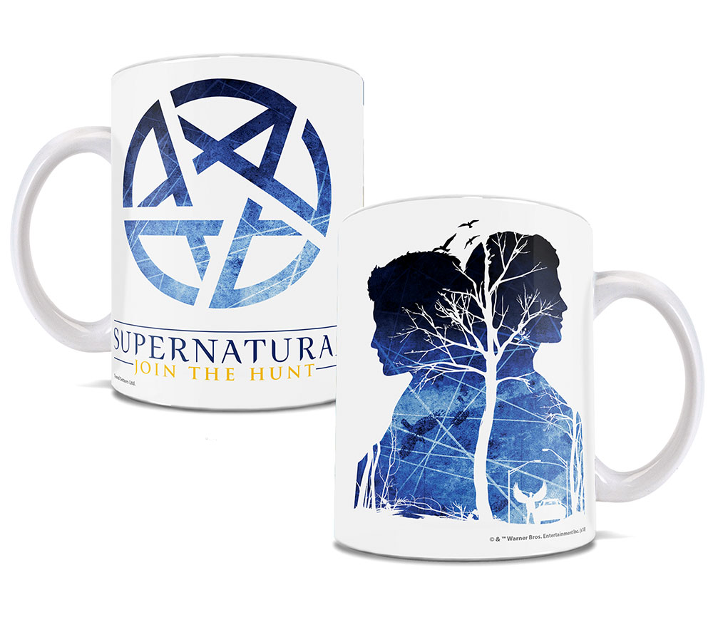 Wmug854 Supernatural Pentagram Ceramic Mug