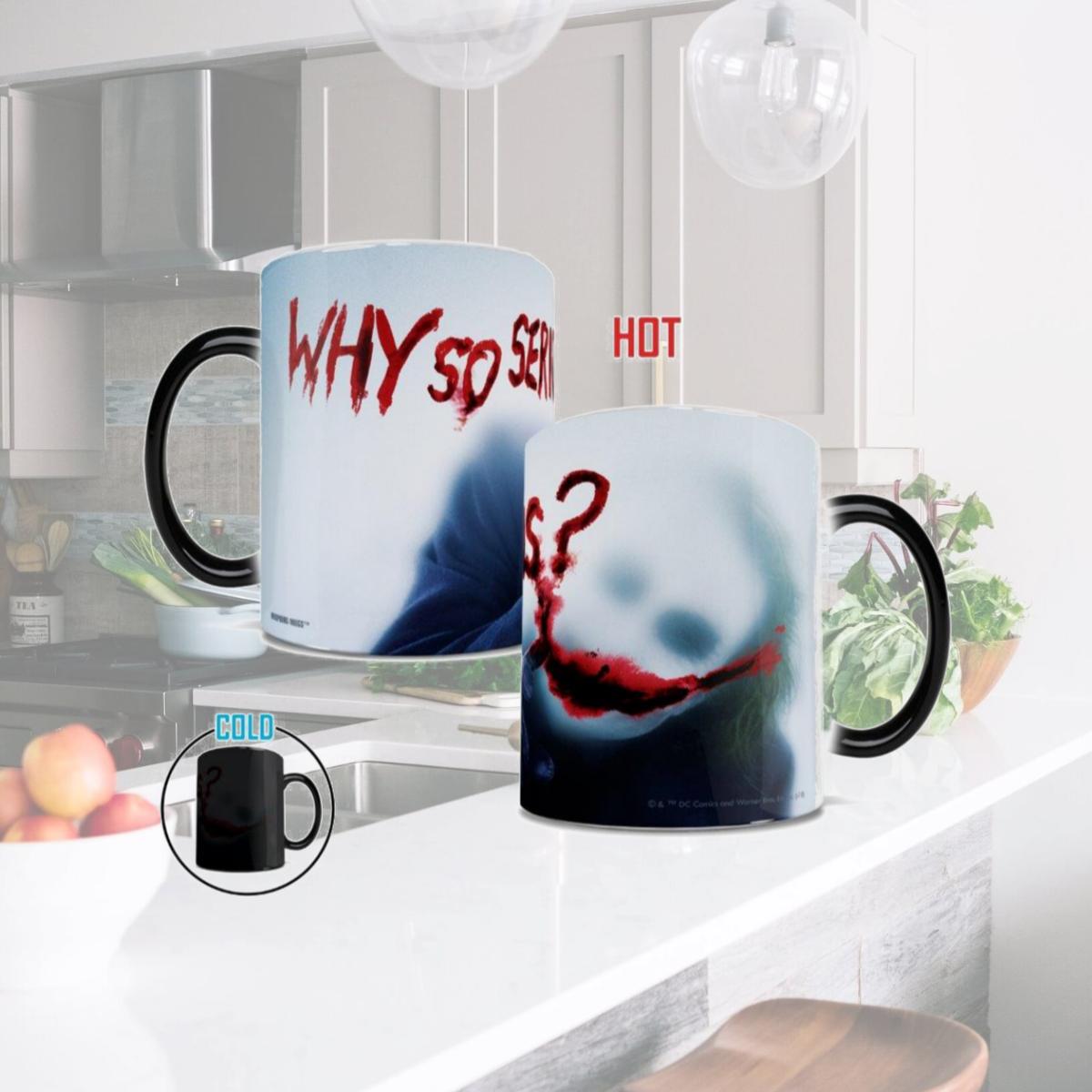 Picture of Trend Setters MMUG742 The Dark Knight Why So Serious Morphing Heat-Sensitive Mug