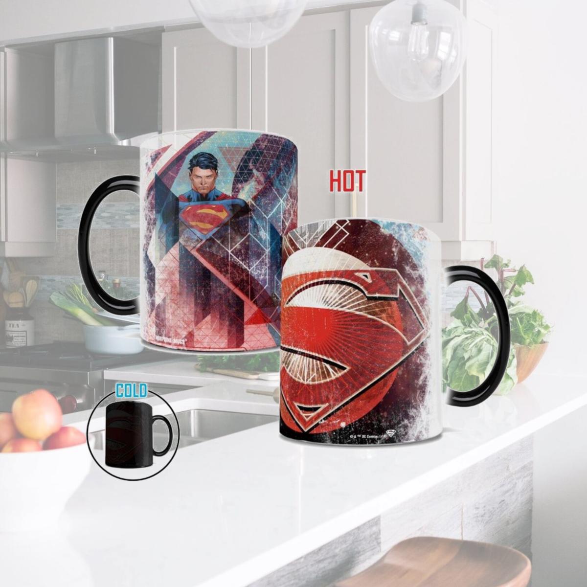 Picture of Trend Setters MMUG863 Superman Geometric Morphing Heat-Sensitive Mug