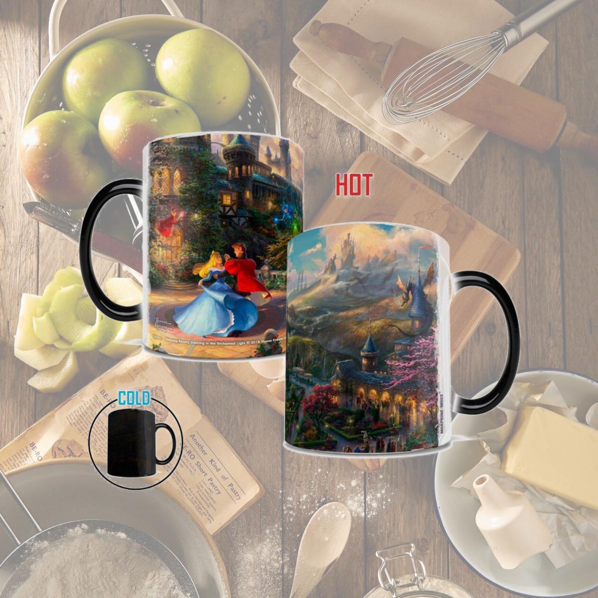 Picture of Trend Setters MMUG919 Thomas Kinkade Sleeping Beauty Dancing in the Enchanted Light Morphing Heat-Sensitive Mug