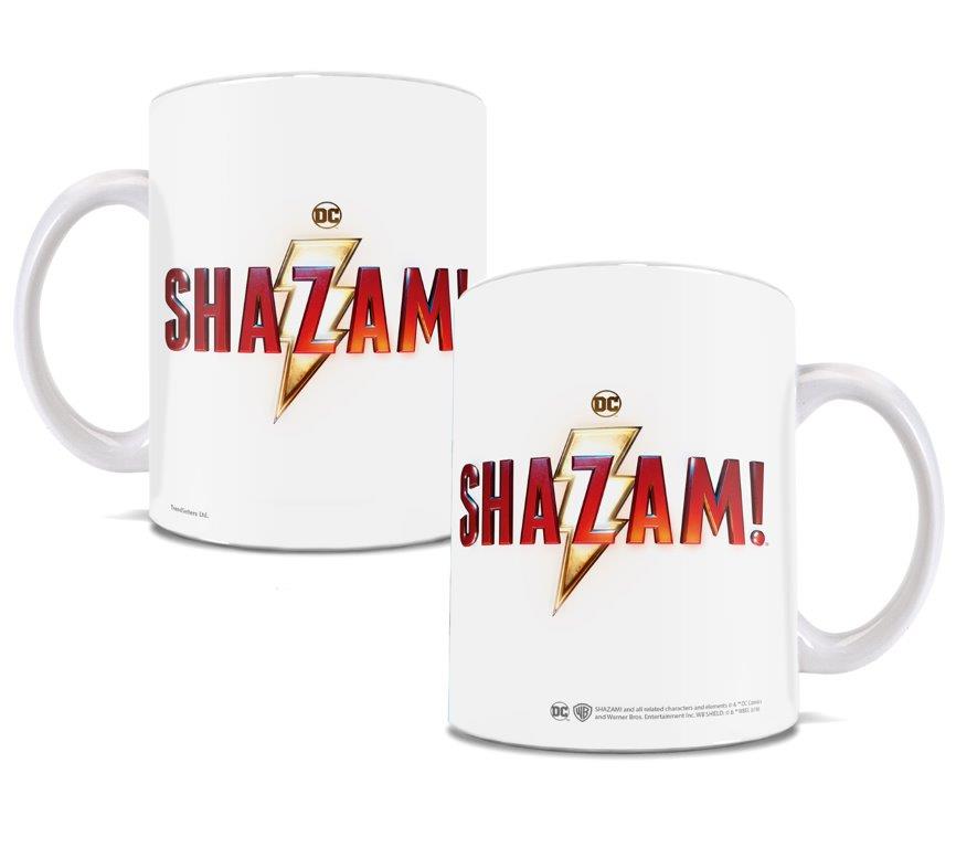 Wmug963 Shazam Shazam Logo White Ceramic Mug