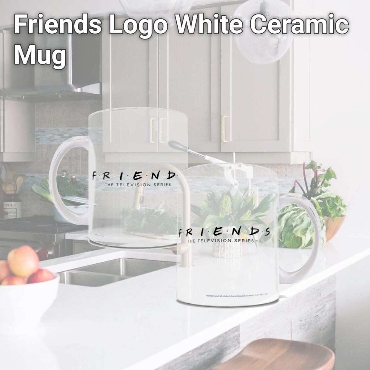 Picture of Trend Setters WMUG1007 Friends Logo White Ceramic Mug
