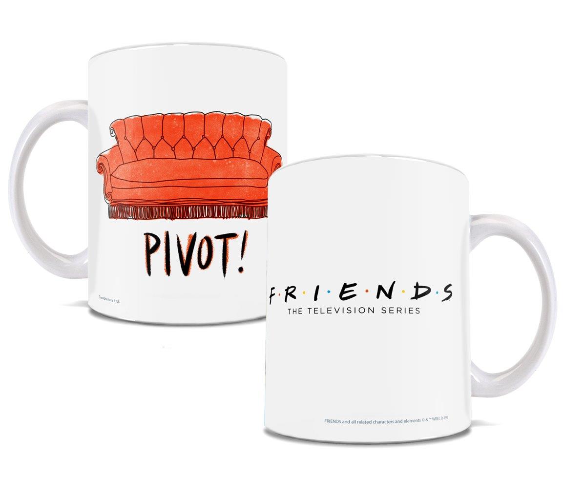 Wmug1009 Friends Pivot White Ceramic Mug