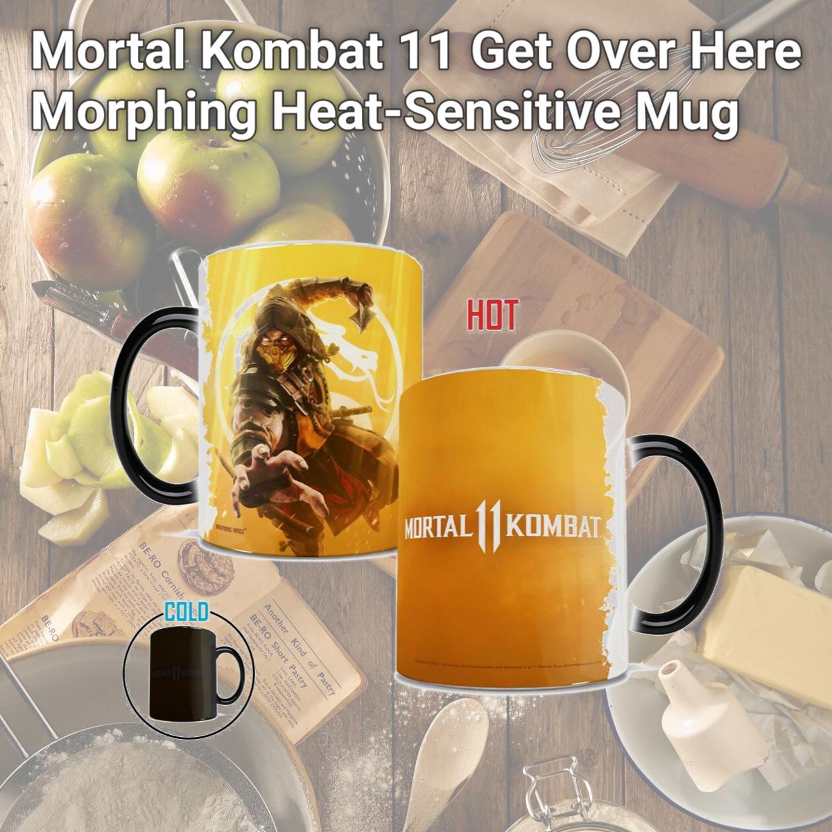 Picture of Trend Setters MMUG1022 Mortal Kombat 11 Get Over Here Morphing Heat-Sensitive Mug