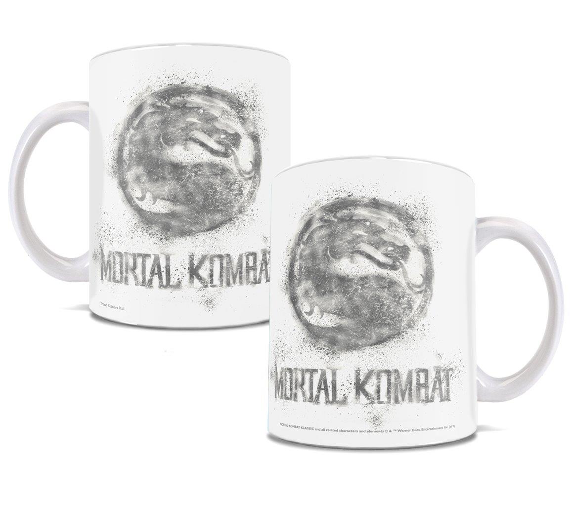 Wmug1018 Mortal Kombat Klassic Concrete Logo Ceramic Mug
