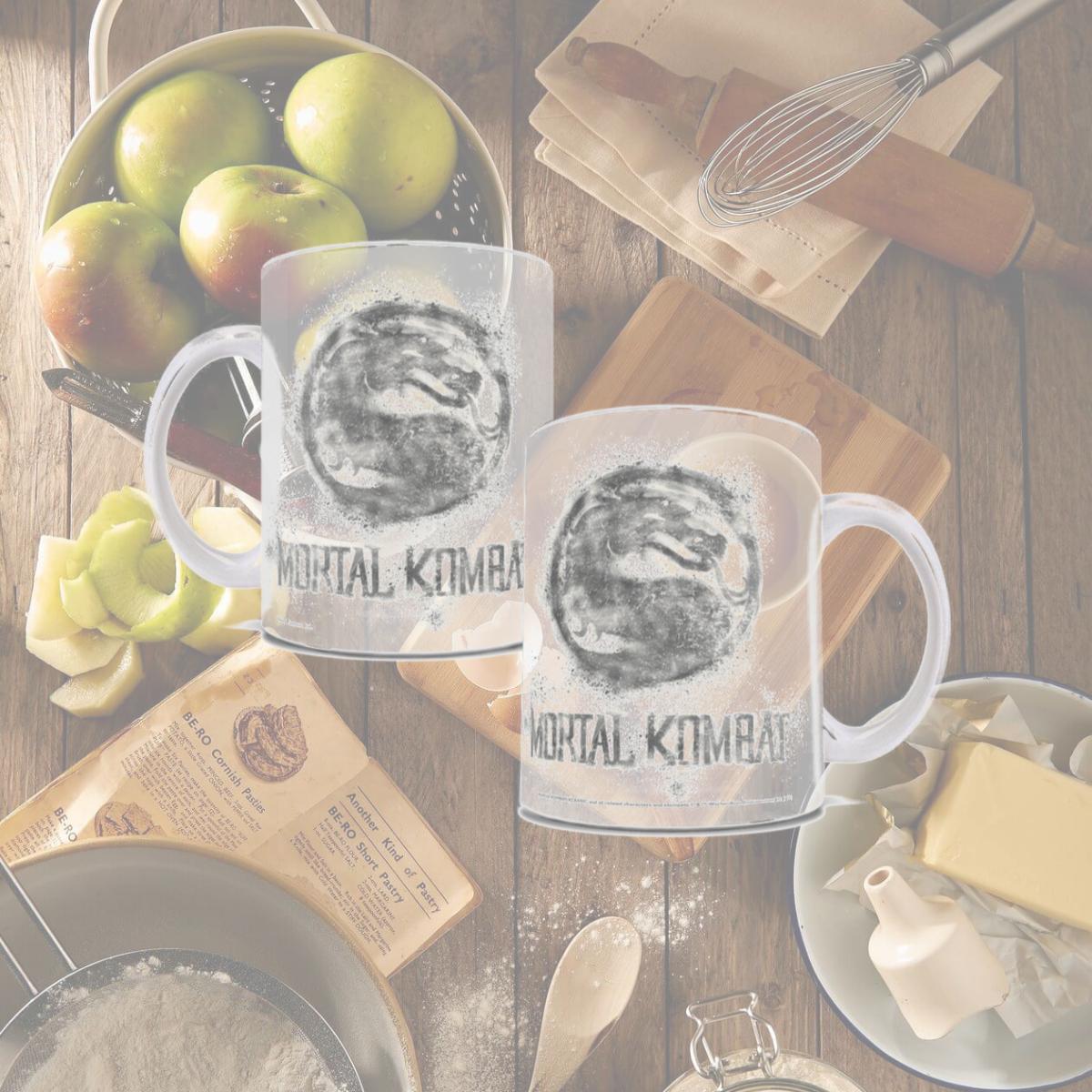Picture of Trend Setters WMUG1018 Mortal Kombat Klassic Concrete Logo Ceramic Mug