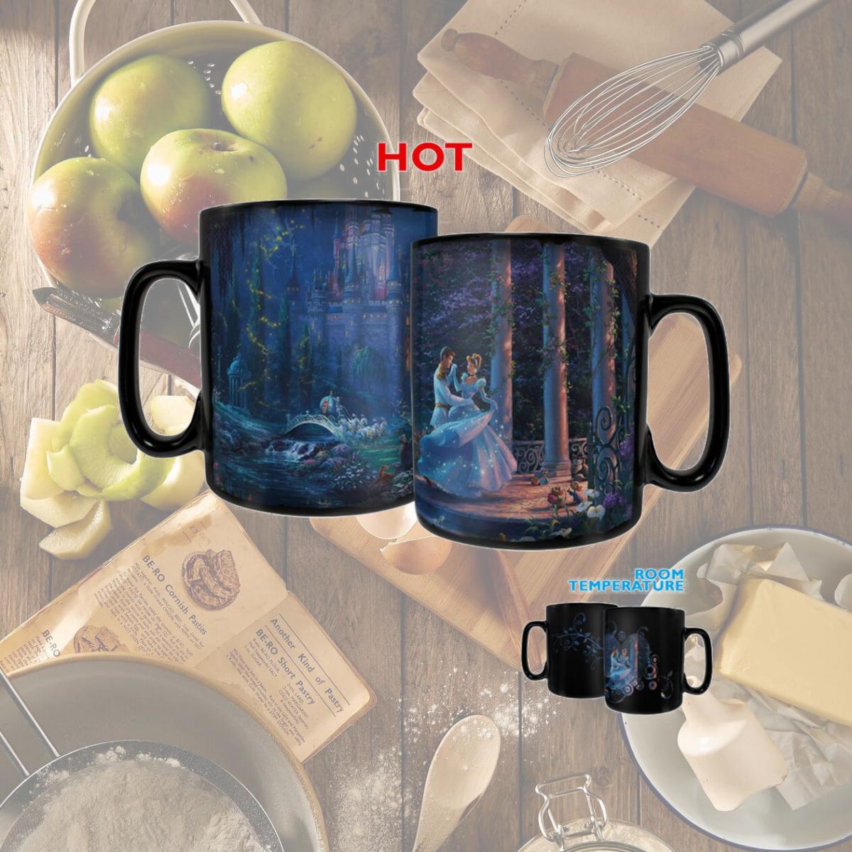 Picture of Trend Setters MMUGC957 Thomas Kinkade Cinderella Dancing in the Starlight Clue Morphing Heat-Sensitive Mug