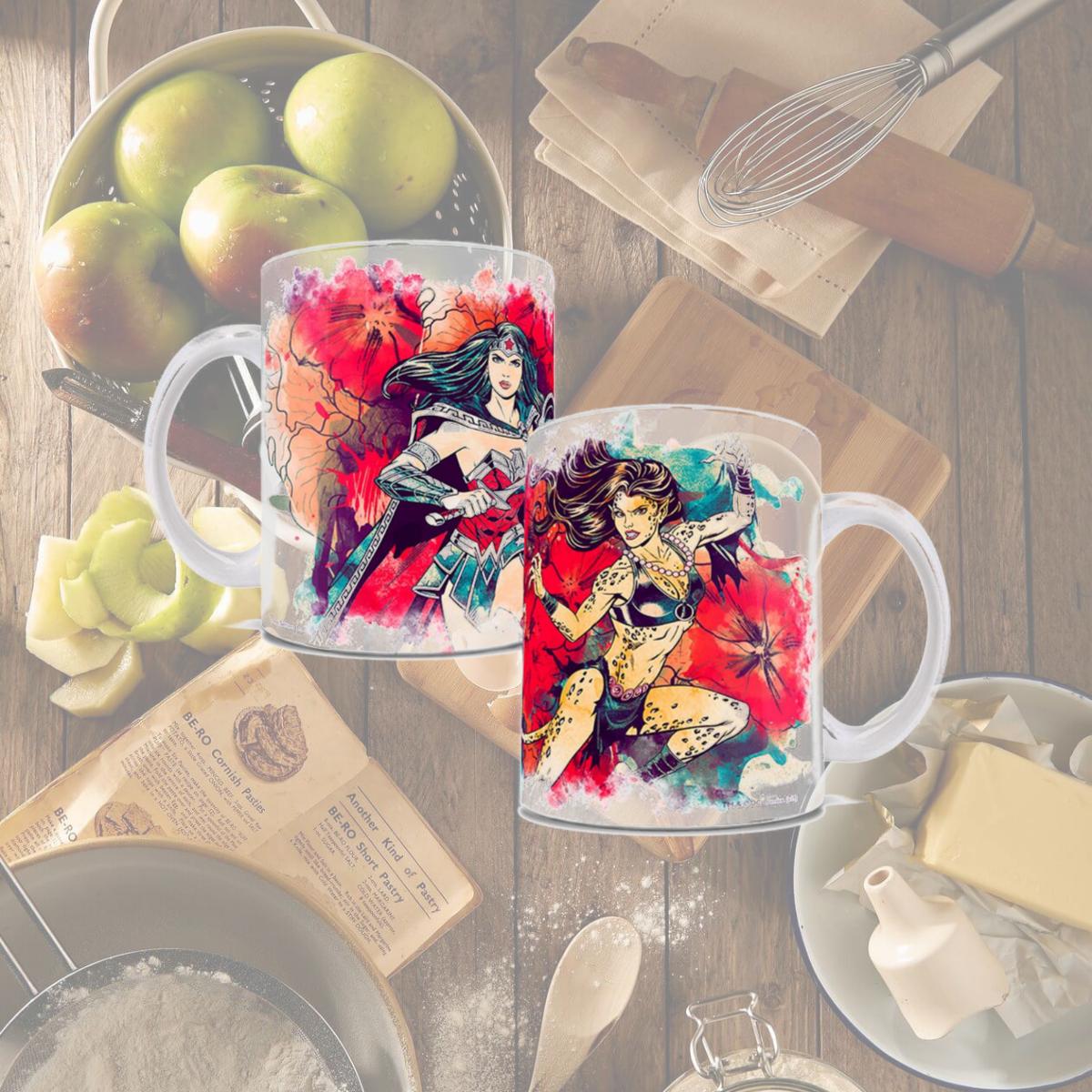 Picture of Trend Setters WMUG979 DC Women Harley & Ivy Watercolor Ceramic Mug, White