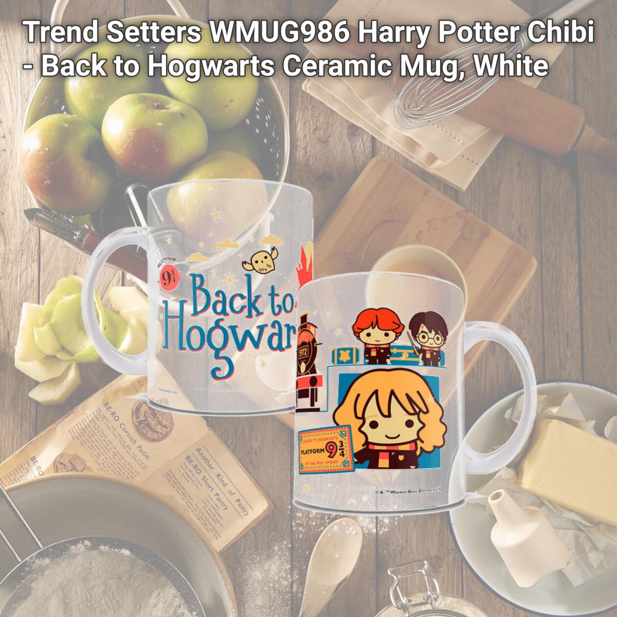 Picture of Trend Setters WMUG986 Harry Potter Chibi - Back to Hogwarts Ceramic Mug, White