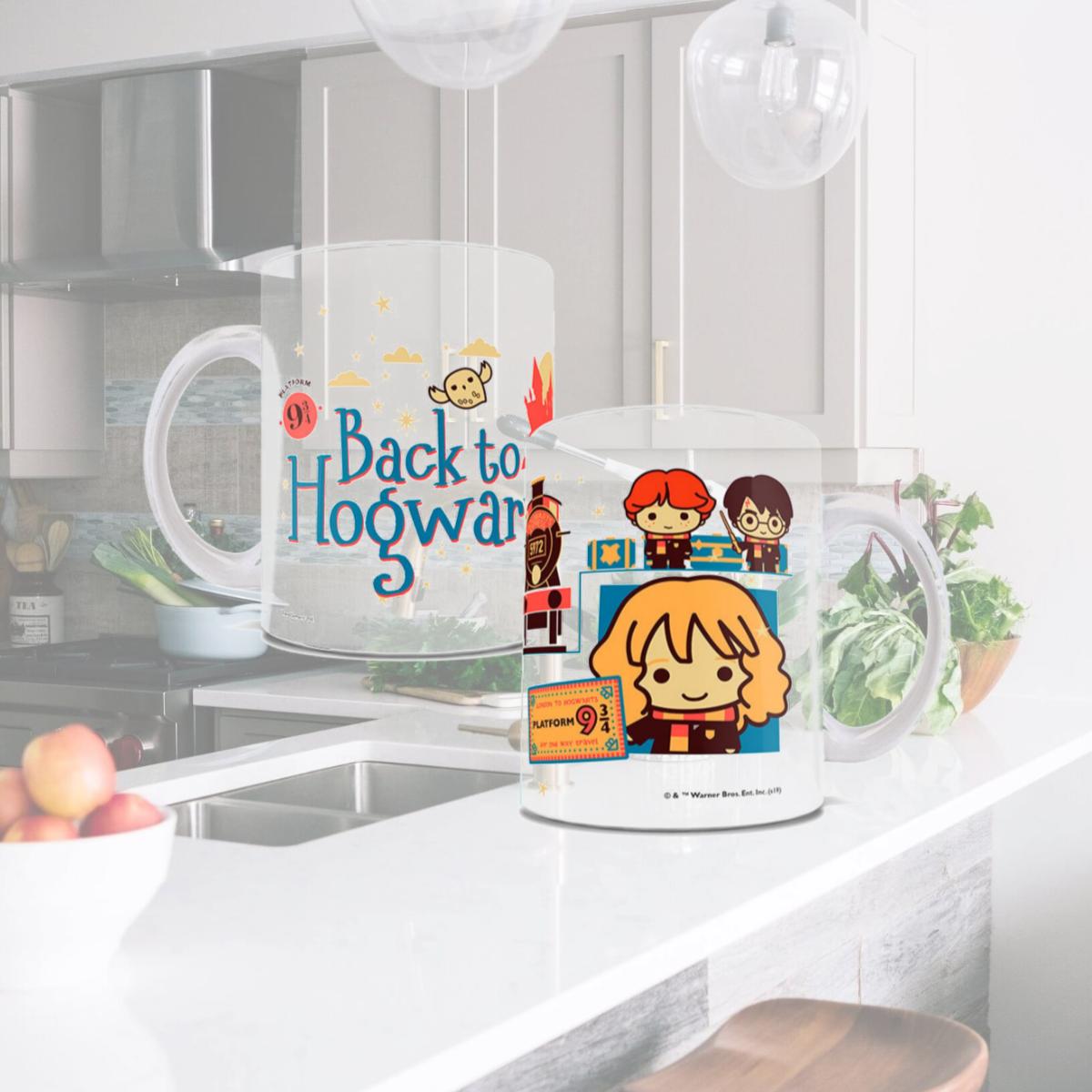 Picture of Trend Setters WMUG986 Harry Potter Chibi - Back to Hogwarts Ceramic Mug, White