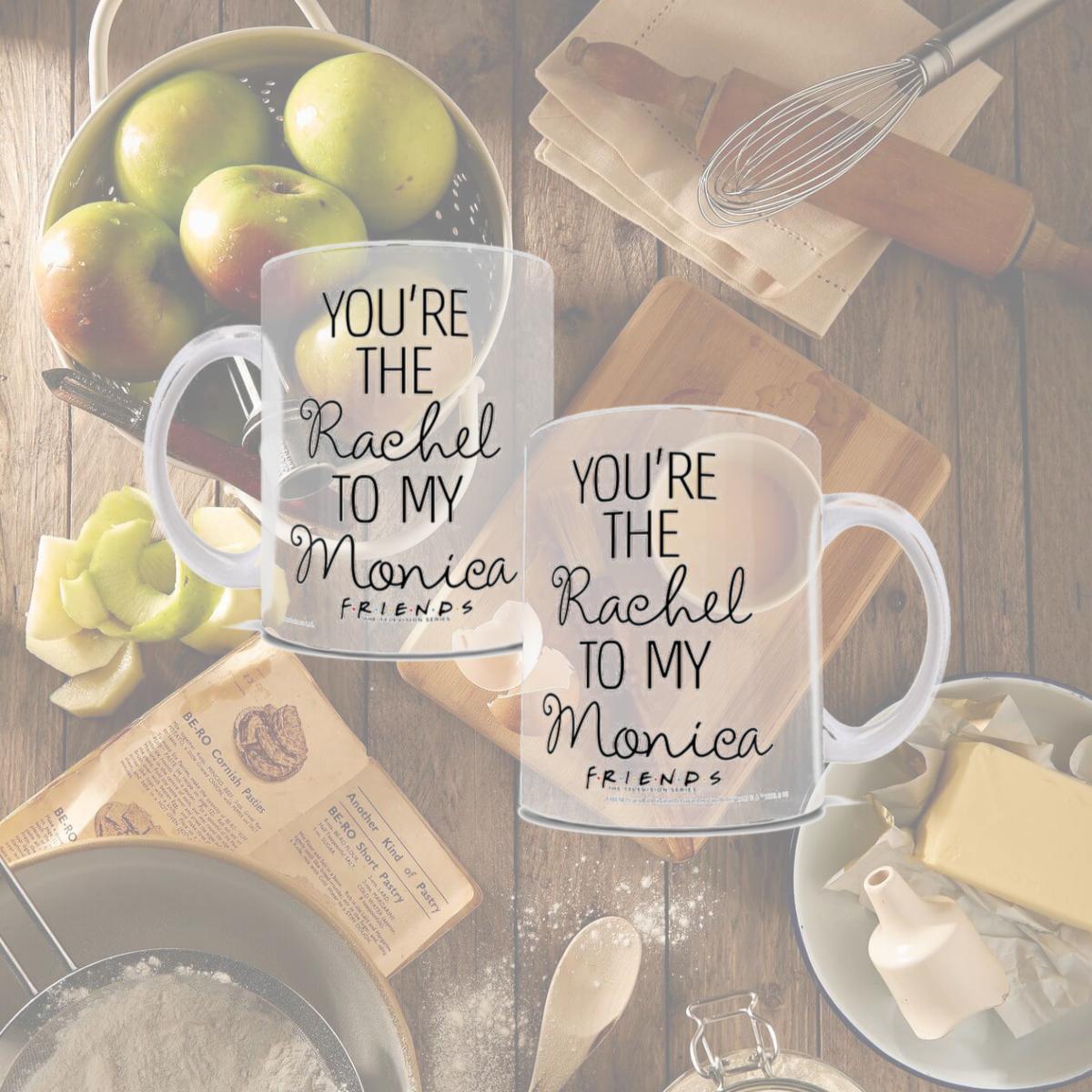 Picture of Trend Setters WMUG1058 Friends Youre the Rachel to my Monica Ceramic Mug, White