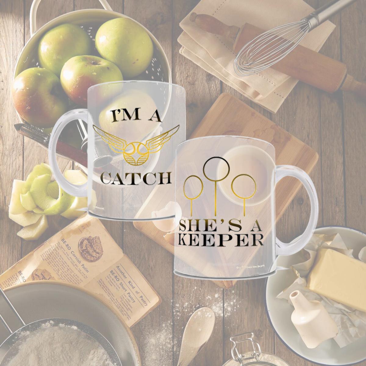 Picture of Trend Setters WMUG1065 Harry Potter Shes A Keeper Ceramic Mug, White