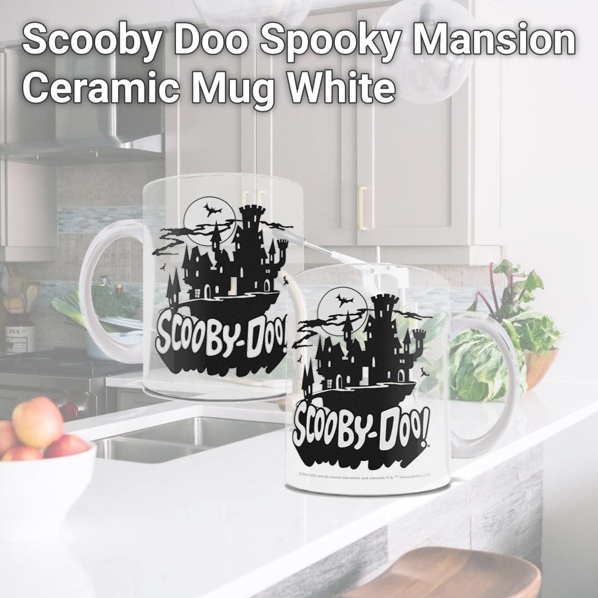 Picture of Trend Setters WMUG1077 Scooby Doo Spooky Mansion Ceramic Mug, White