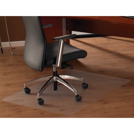 Floortexusa 128016er 48 X 32 In. Cleartex Ultimat Polycarbonate Rectangular Chairmat For Hard Floors & Carpet Tiles, Clear