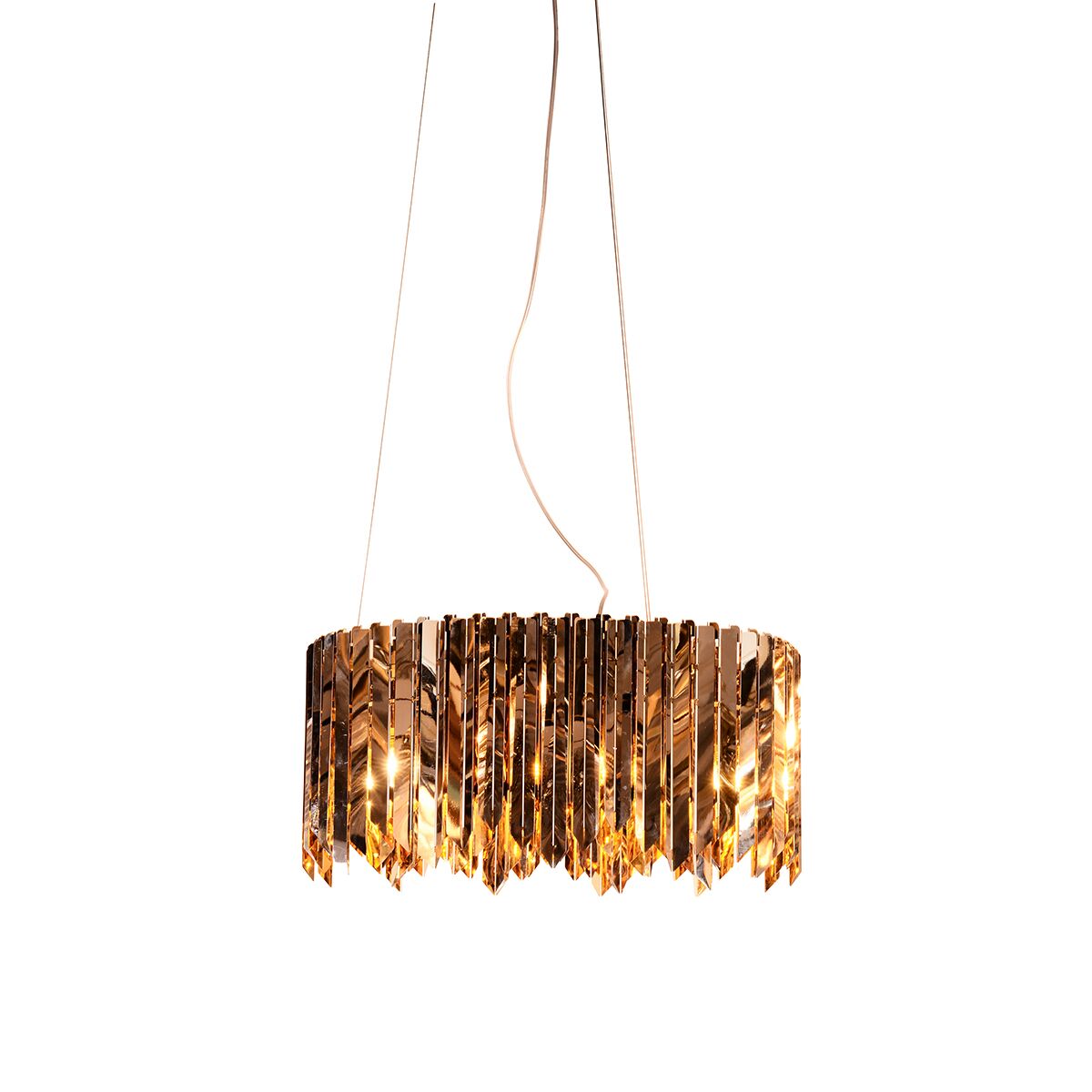 Ch9073 Peron Glam Silver & Gold Chandelier