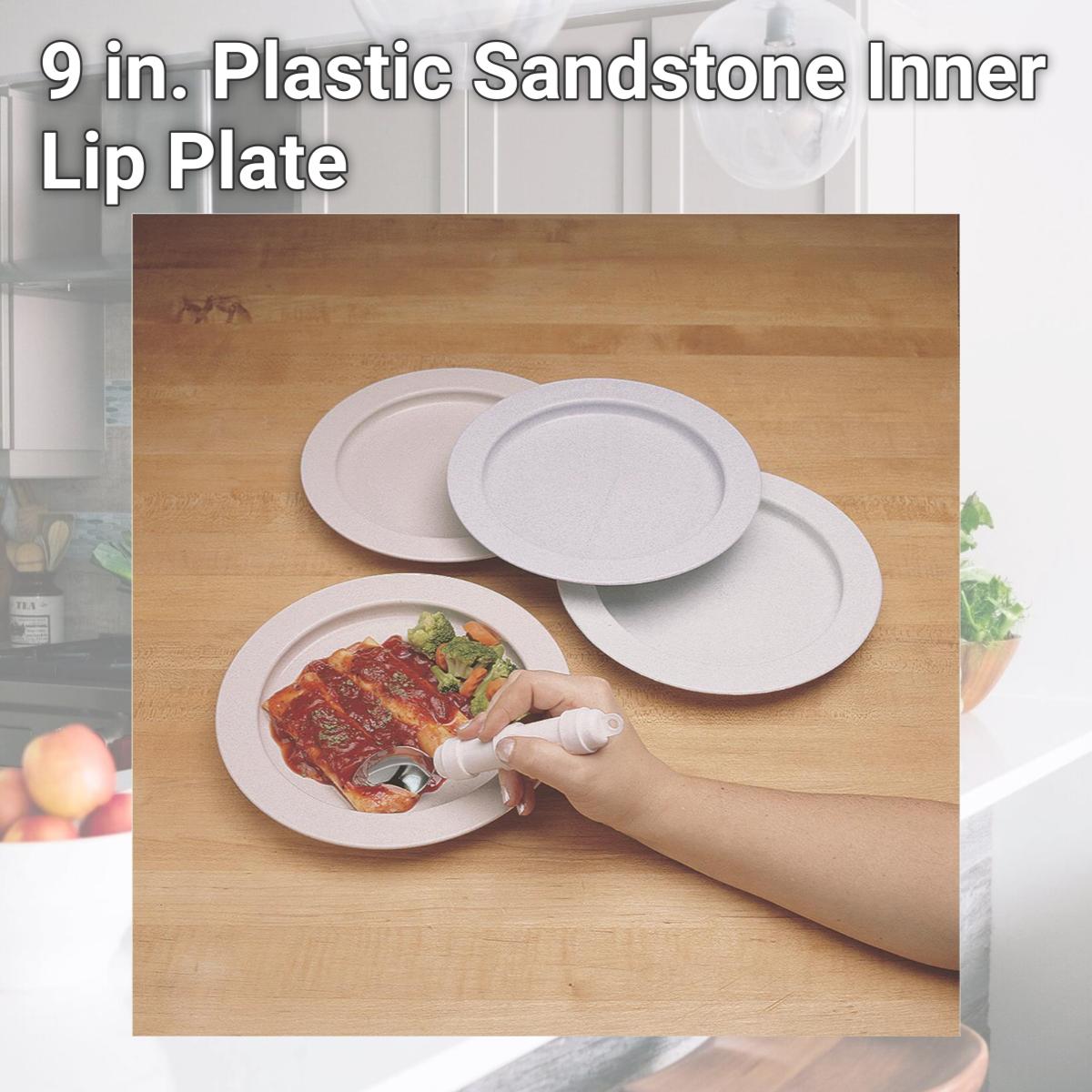 Picture of Fabrication Enterprises 62-0111 9 in. Plastic Sandstone Inner Lip Plate