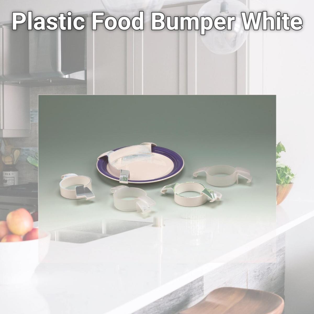 Picture of Fabrication Enterprises 62-0171 Plastic Food Bumper, White