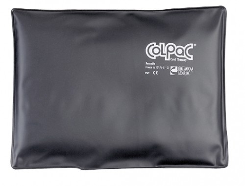 00-1552-12 10 X 13 In. Colpac Heavy-duty Black Urethane Reusable Cold Pack, Standard - Pack Of 12