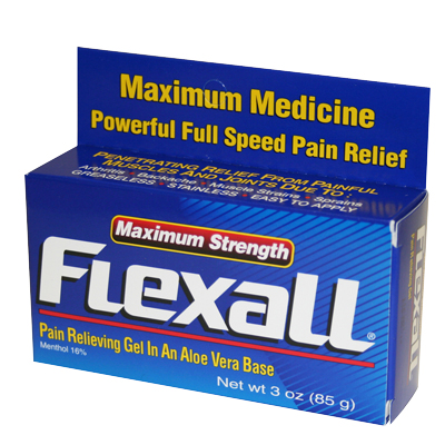 11-0225-12 3 Oz Maximum Strength Flexall 454 Pain Relieving Gel - Case Of 12