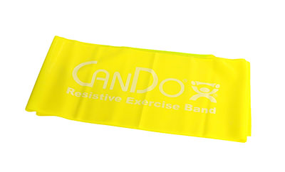 UPC 714905067722 product image for 10-6451 Cando Exercise Band 5 ft. Singles, Yellow | upcitemdb.com