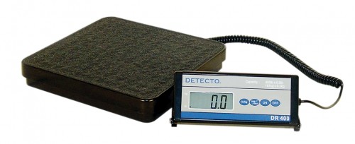 12-1349 Detecto Dr400c Portable Digital Scale - 1100 Lbs Capacity