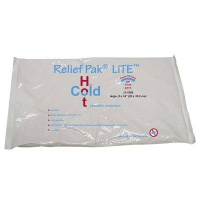 11-1056-1 8 X 14 In. Relief Pak Lite Reusable Hot & Cold Pack - Each