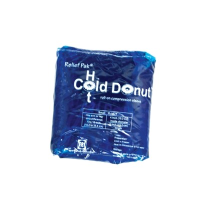 11-1533-10 Relief Pak Cold-hot Donut Compression Sleeve, Large - Pack Of 10