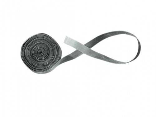 24-7018blk 2 In. Fabric Hook And Eye Elastic Loop Material, 10 Yards Dispenser Box, Black