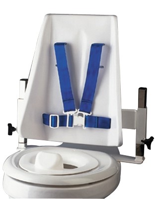 45-2231p Toilet Support System, High Back With Harness, Padded - Medium