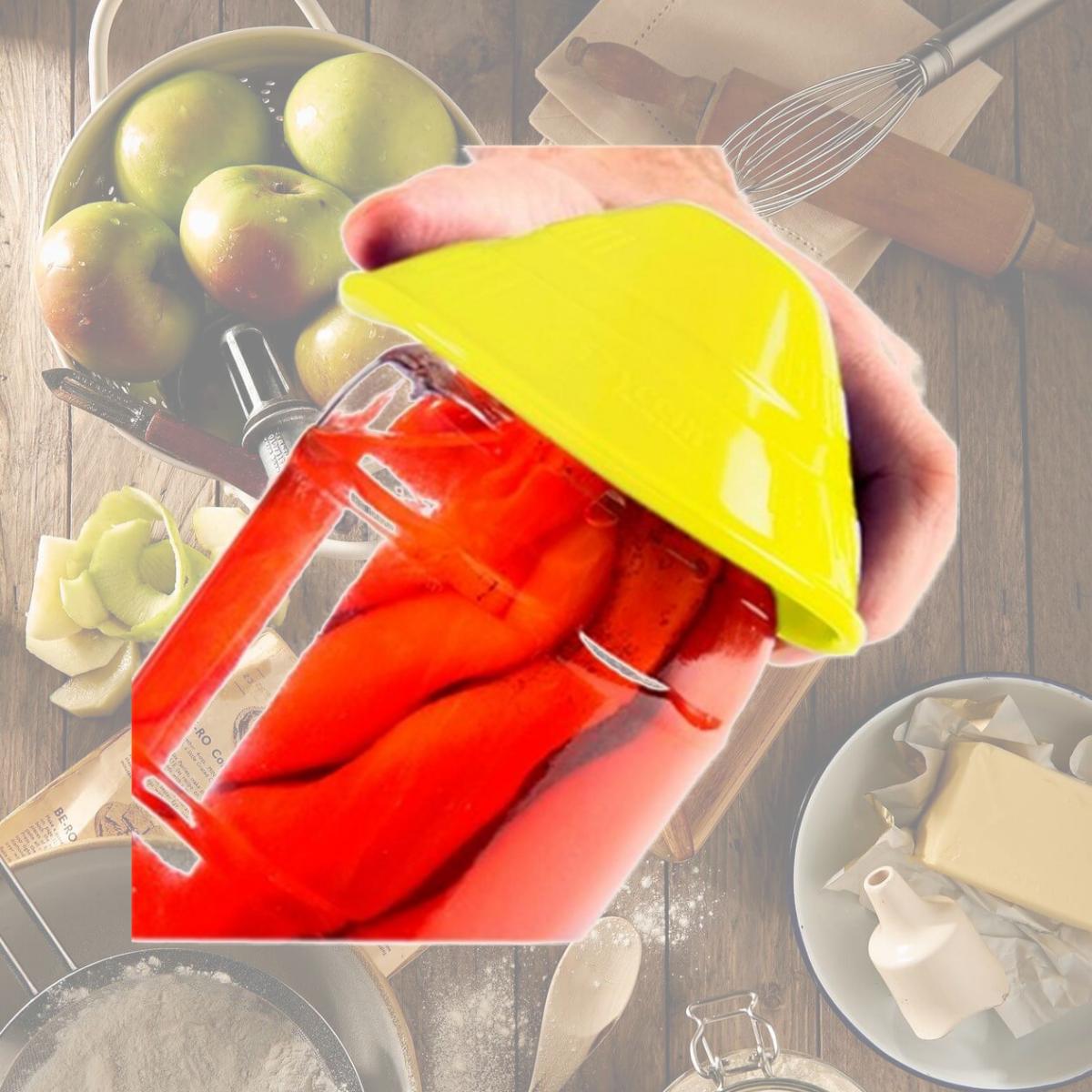 Picture of Fabrication Enterprises 50-1650Y 4.5 in. dia. Dycem Non-Slip Cone-Shaped Jar Opener, Yellow