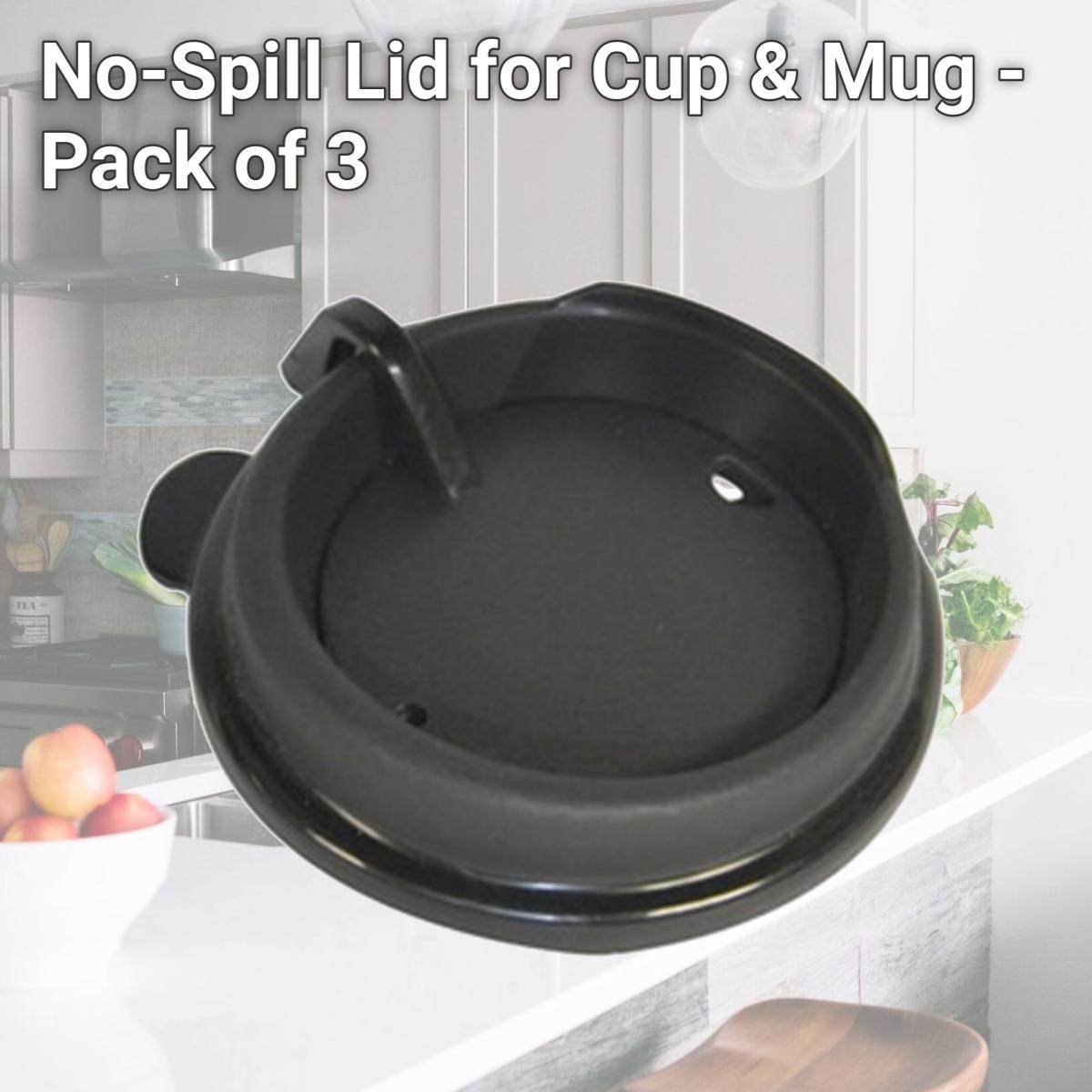 Picture of Fabrication Enterprises 60-1090 No-Spill Lid for Cup & Mug - Pack of 3