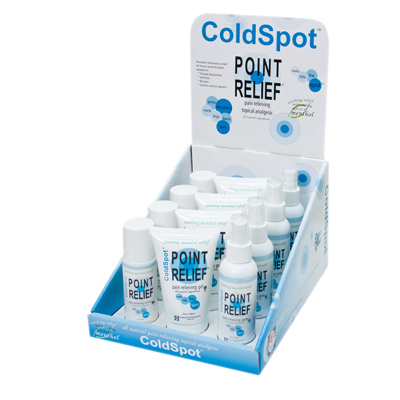 11-0765-144 Point Relief Coldspot Dispenser With Displays Box - Case Of 12