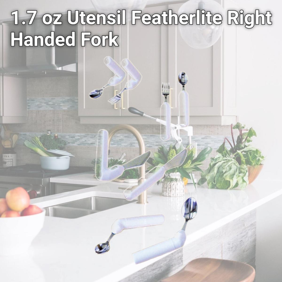 Picture of Fabrication Enterprises 61-0056R 1.7 oz Utensil Featherlite, Right Handed Fork