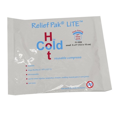 11-1054-1 5 X 6 In. Relief Pak Lite - Each, Reusable Hot & Cold Pack