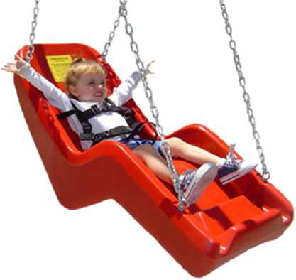 Jenn Swing With 8 Ft. Chain - Red