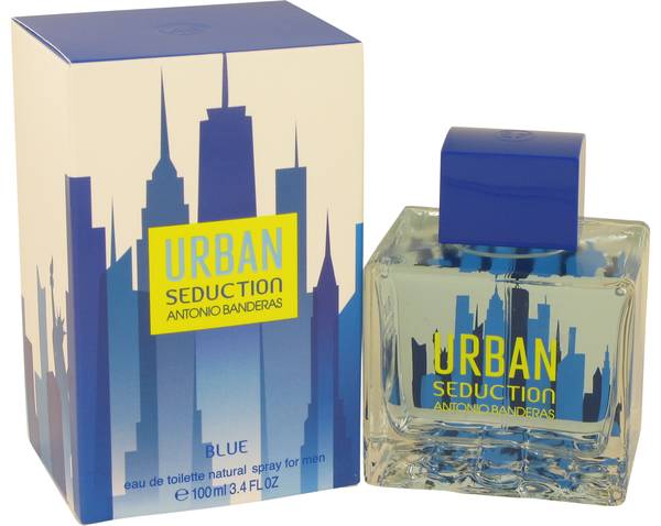 537088 3.4 Oz Urban Seduction Blue Eau De Toilette Spray For Men
