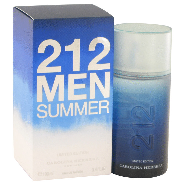 525886 212 Summer By Eau De Toilette Spray For Men, 3.4 Oz