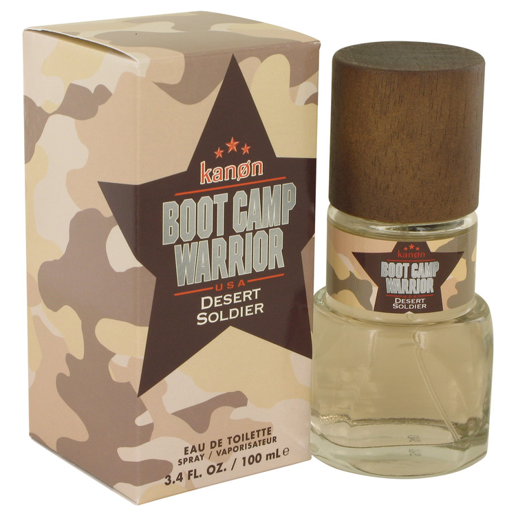 539011 Boot Camp Warrior Desert Soldier By Eau De Toilette Spray For Men, 3.4 Oz