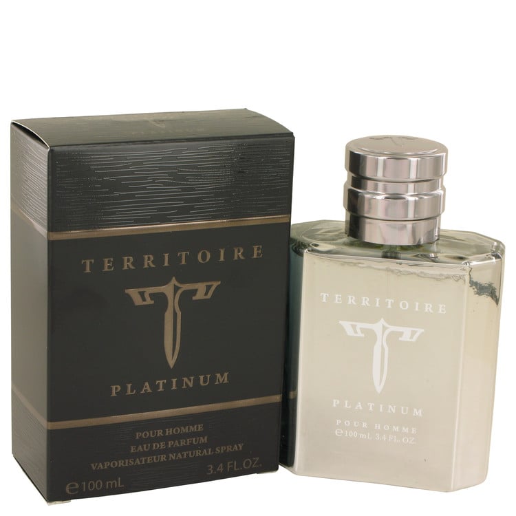 3.4 oz Territoire Platinum by Eau De Parfum Spray for Men