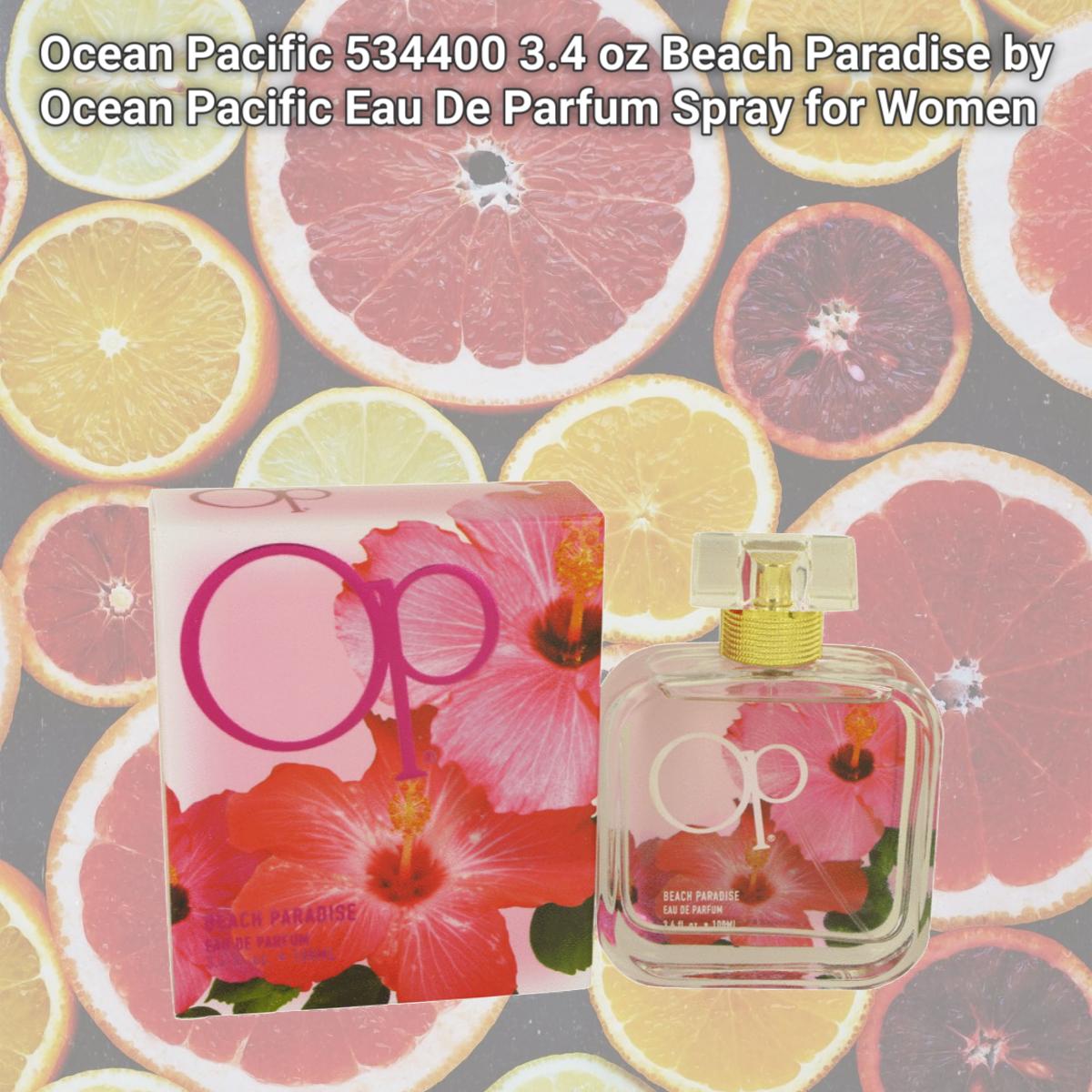 Picture of Ocean Pacific 534400 3.4 oz Beach Paradise by Ocean Pacific Eau De Parfum Spray for Women