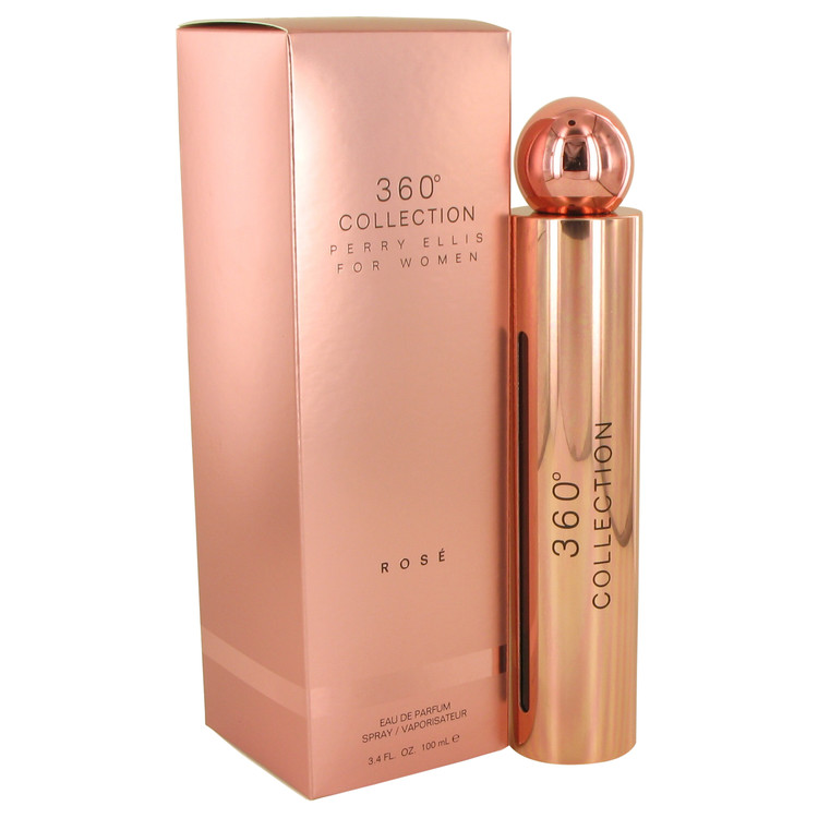 539848 3.4 Oz 360 Collection Rose Eau De Parfum Spray For Womens