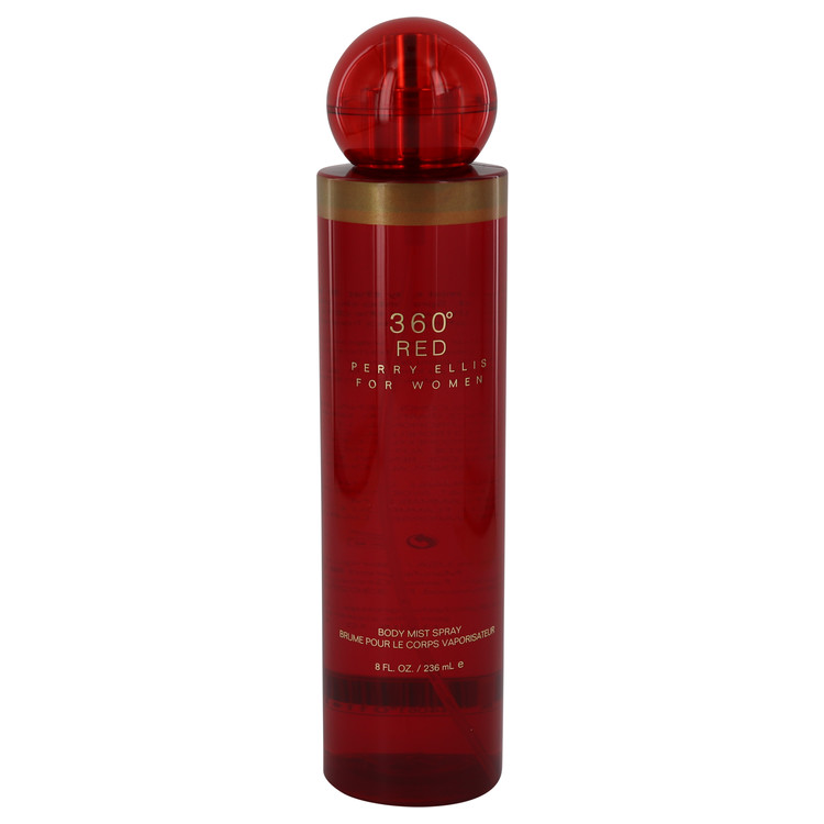 540683 8 Oz 360 Red Body Mist For Womens