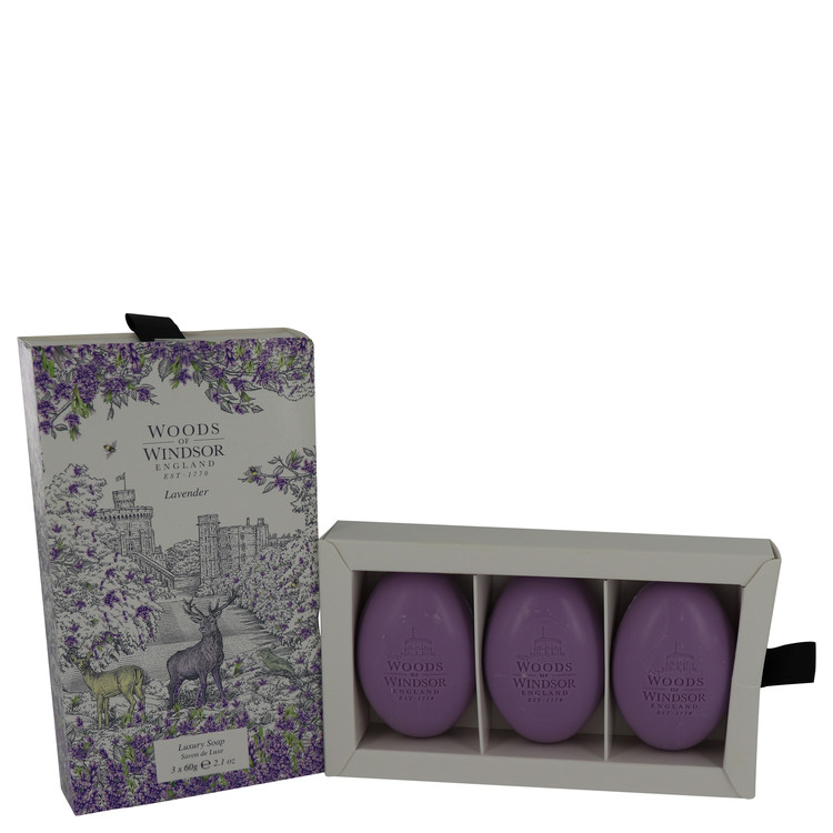 540940 Lavender Fine English Soap 3 X 60 G For Womens