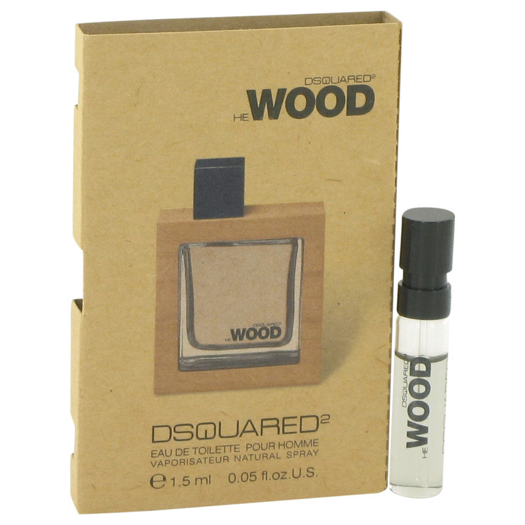 516630 0.05 Oz He Wood Vial Fragrance For Mens