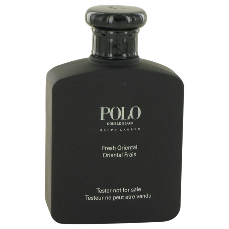 502152 4.2 Oz Polo Double Black Eau De Toilette Spray For Mens
