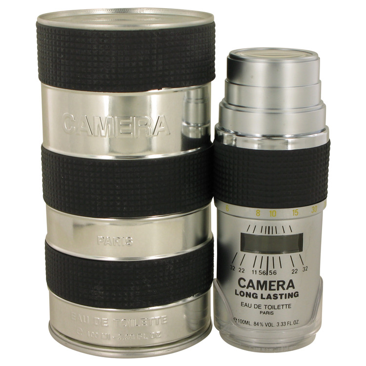 408833 3.4 Oz Camera Long Lasting Edt Spray Tin Bottle For Men